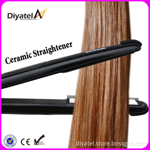 Ceramic Temperature Control Hair Straightener Flat Iron (DY-917)